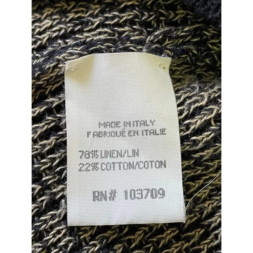 Vintage Armani Collezioni Linen Cotton Sweater L